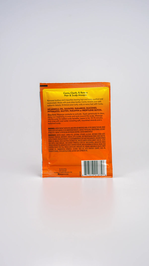 Cantu Shea Butter Clarify & Renew Hair & Scalp Masque 42g