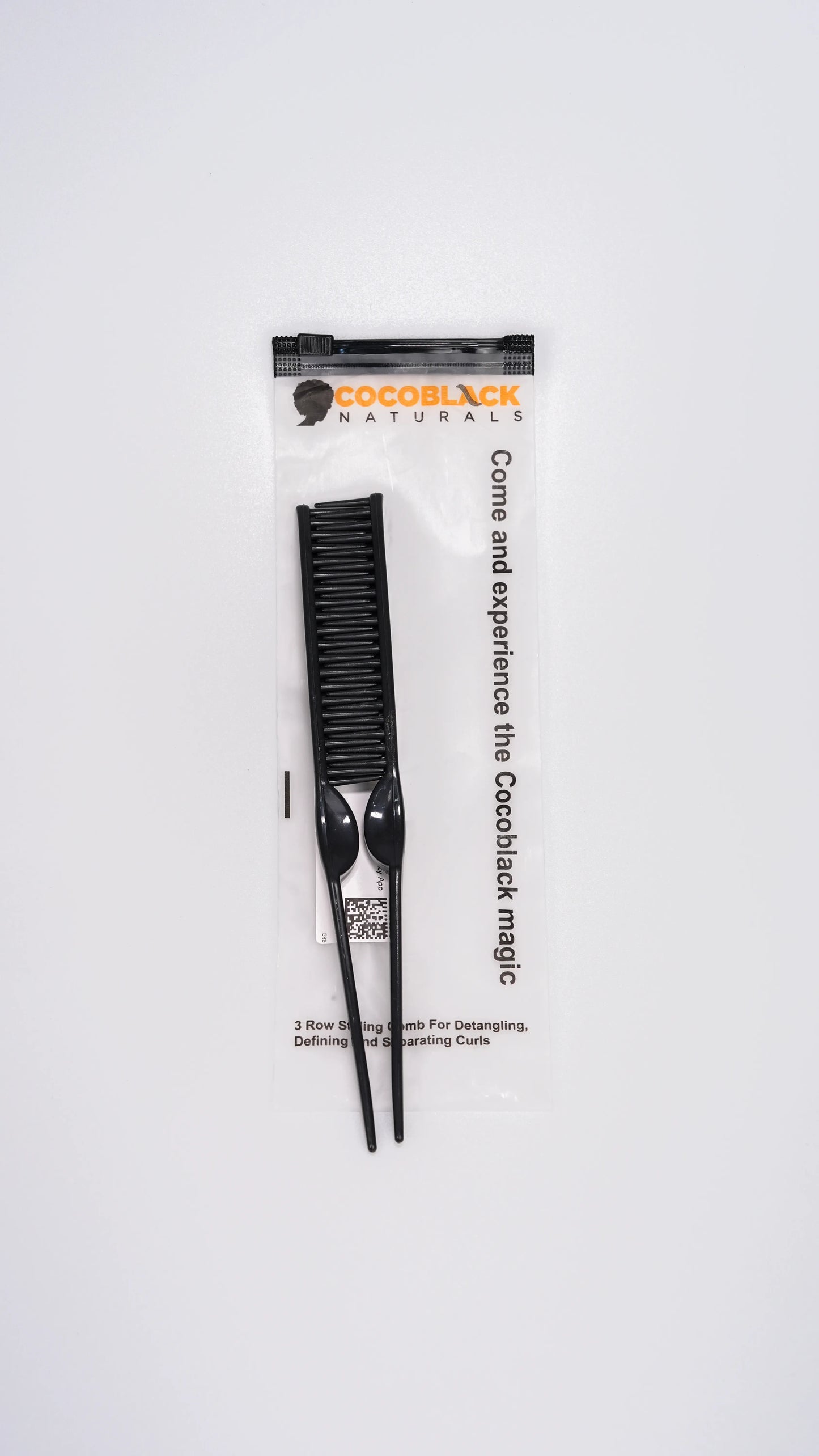 CocoBlack Naturals 3 Row Styling Comb