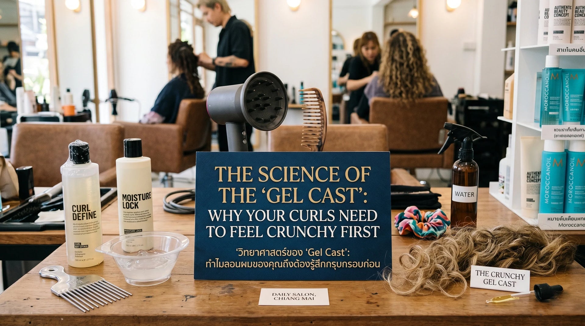 The Science of the "Gel Cast": Why Your Curls Need to Feel Crunchy First