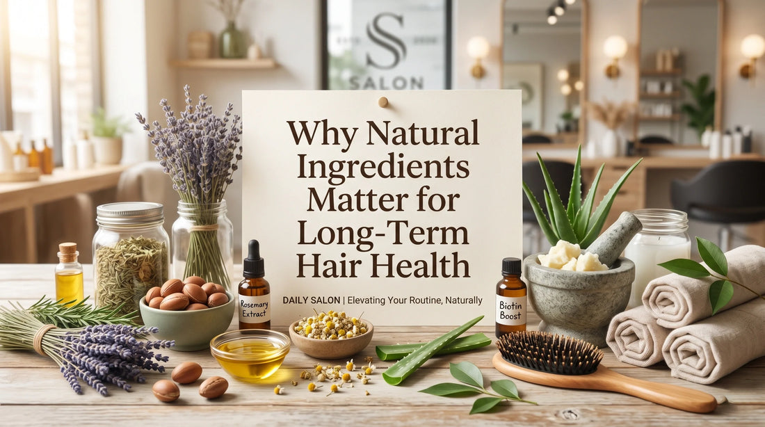 Why Natural Ingredients Matter for Long-Term Hair Health