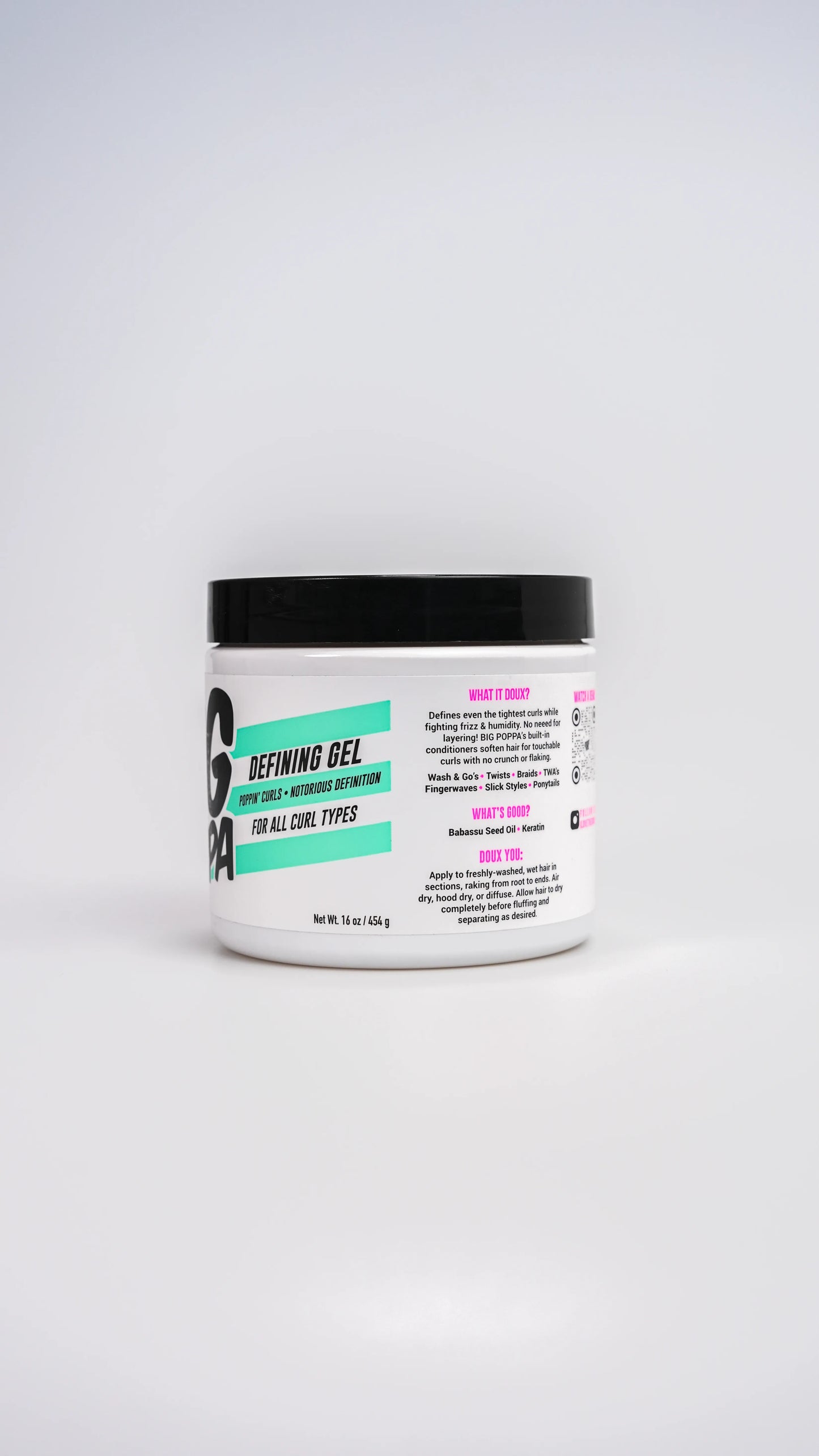 The Doux Big Poppa Defining Hair Gel 454g